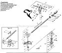 Page C Diagram and Parts List for YP160  Weed Eater Trimmer